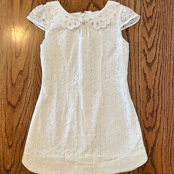 Lilly Pulitzer Other - Lilly Pulitzer white lace girls dress, size 7